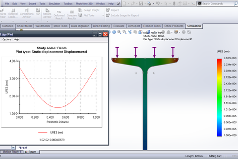 Tutorial - 2D Simplification Static analysis in SolidWorks - GrabCAD