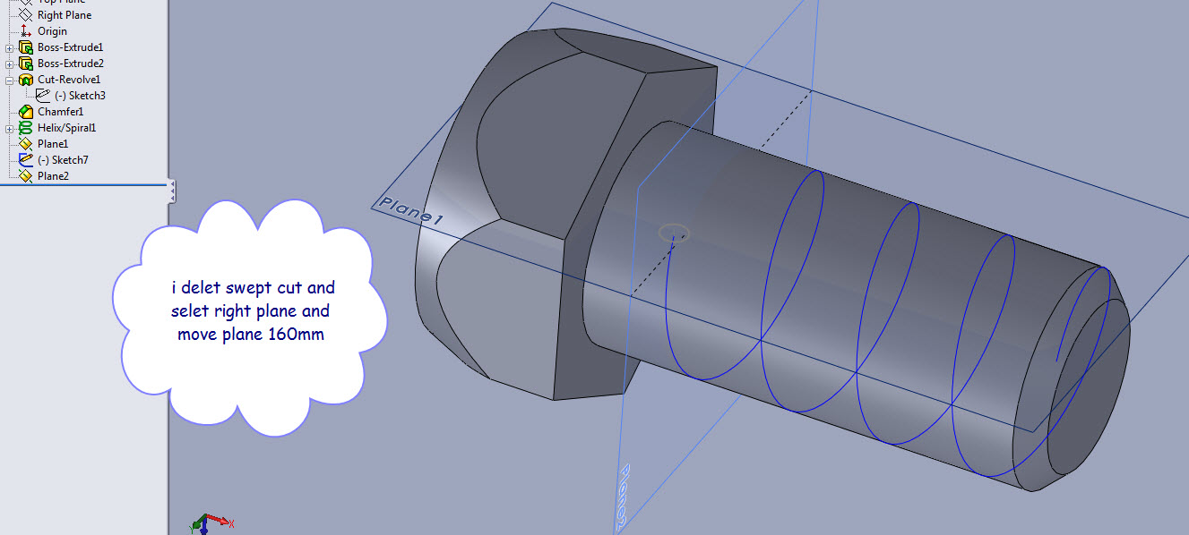 TUTORIALS1. How to model standard SCREW in soldworks | GrabCAD Questions
