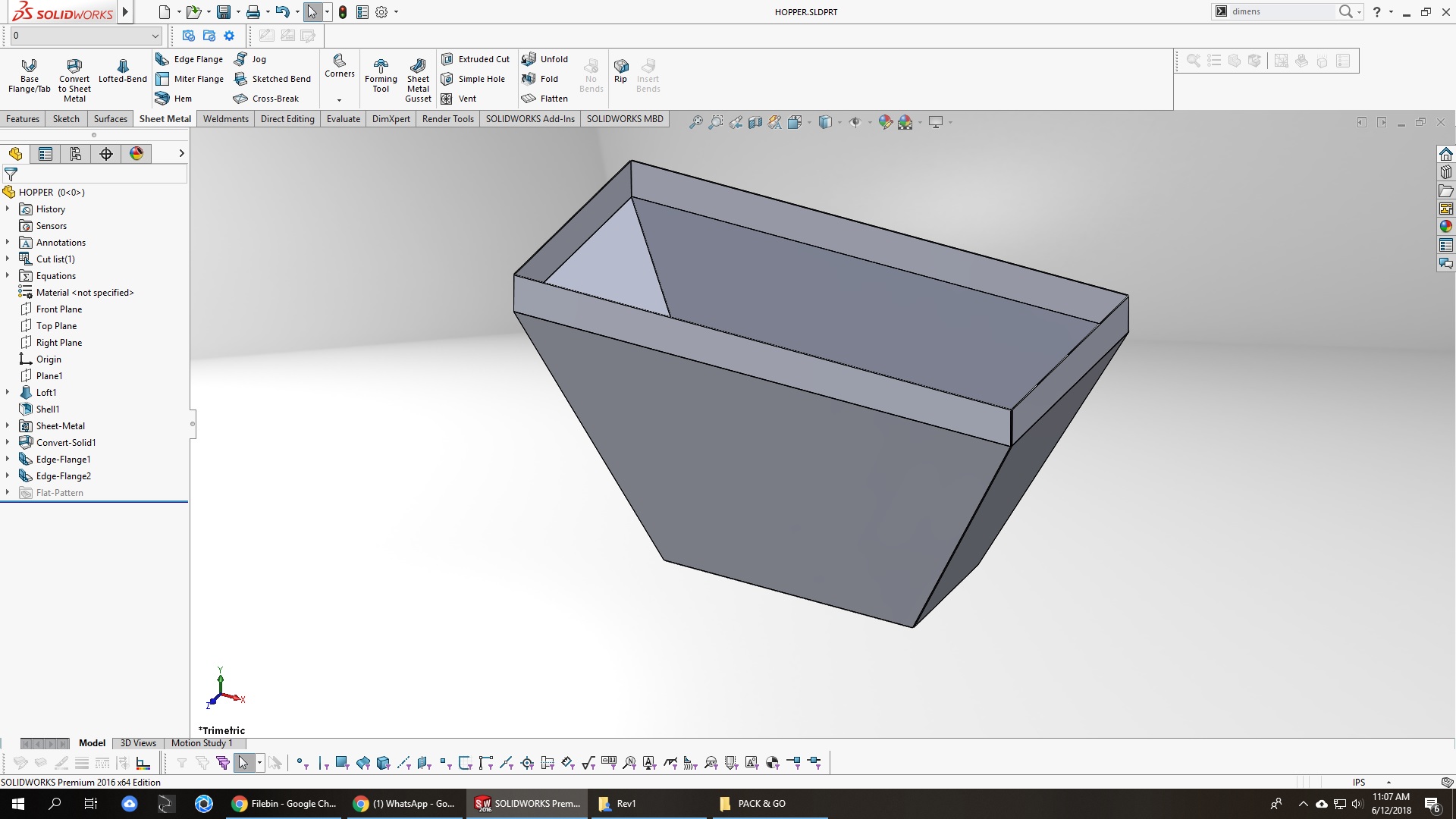Sheet Metal Solidworks Design Help Grabcad Groups Sheet Metal Solidworks Design Help Grabcad Groups