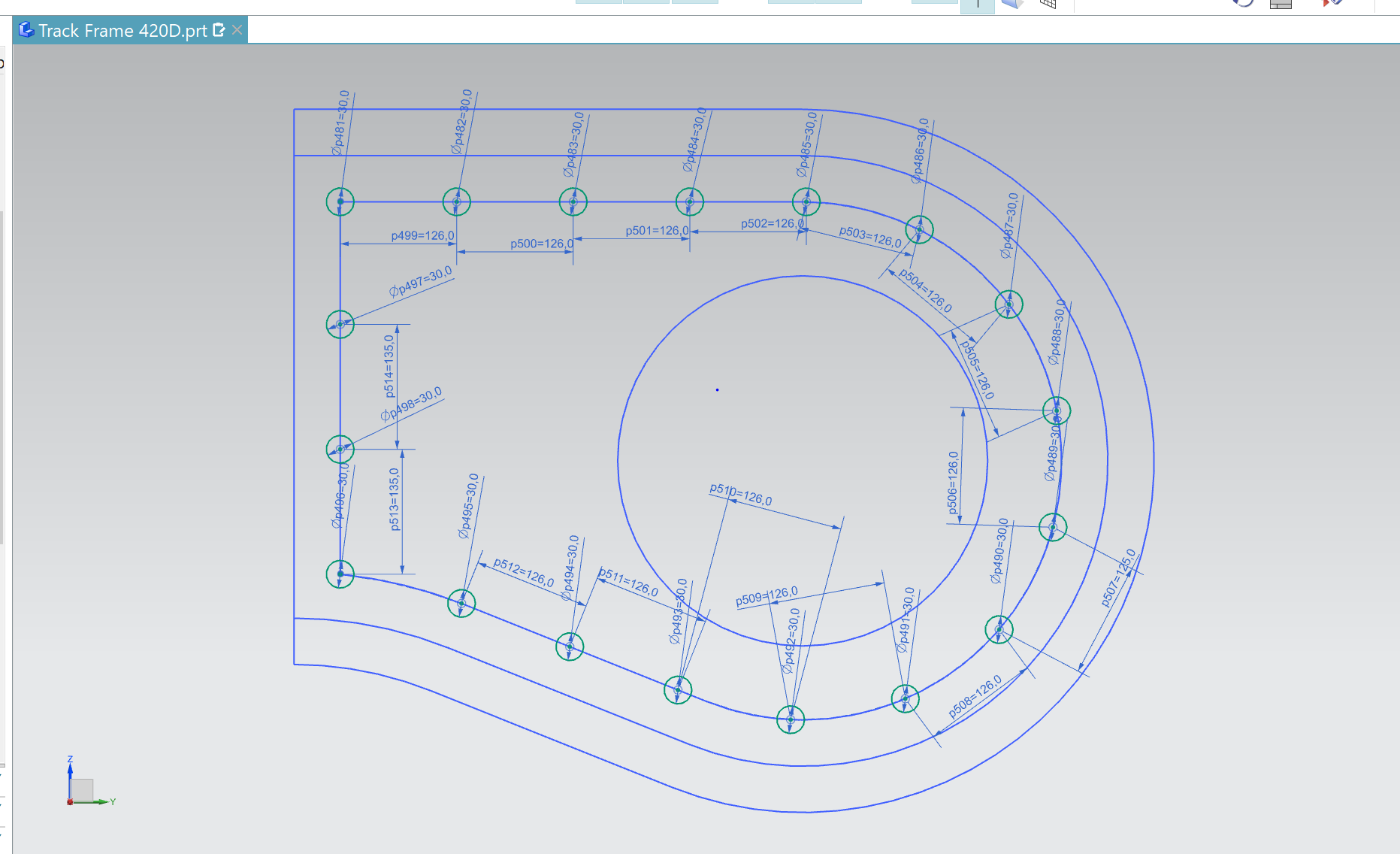 Pattern in Sketch | Siemens NX (Unigraphics) Users | GrabCAD Groups