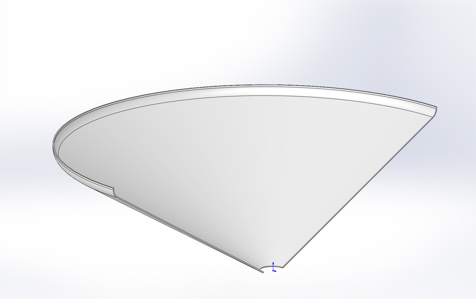 How to unfold a cone sheet metal with radius? GrabCAD