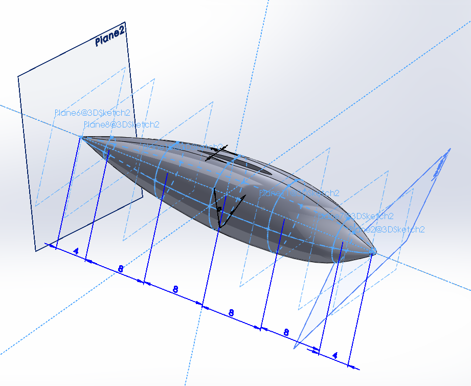 How to mate a "bulb" shape to the keel of a sailboat in Solid works