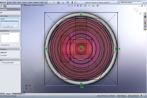 How to build a spring with variable pitch and compress it? - GrabCAD