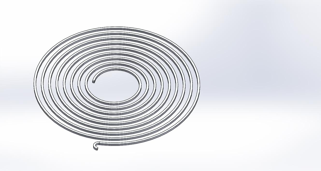 Manufacturing technology flat spiral springs Mechanical Engineering