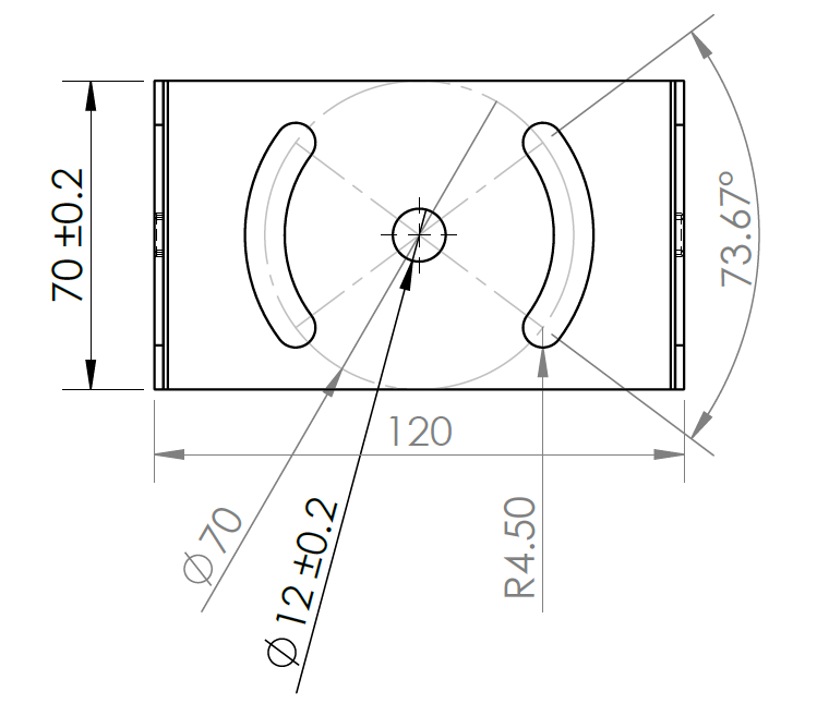 How to sketch a slot with given geometries GrabCAD Questions
