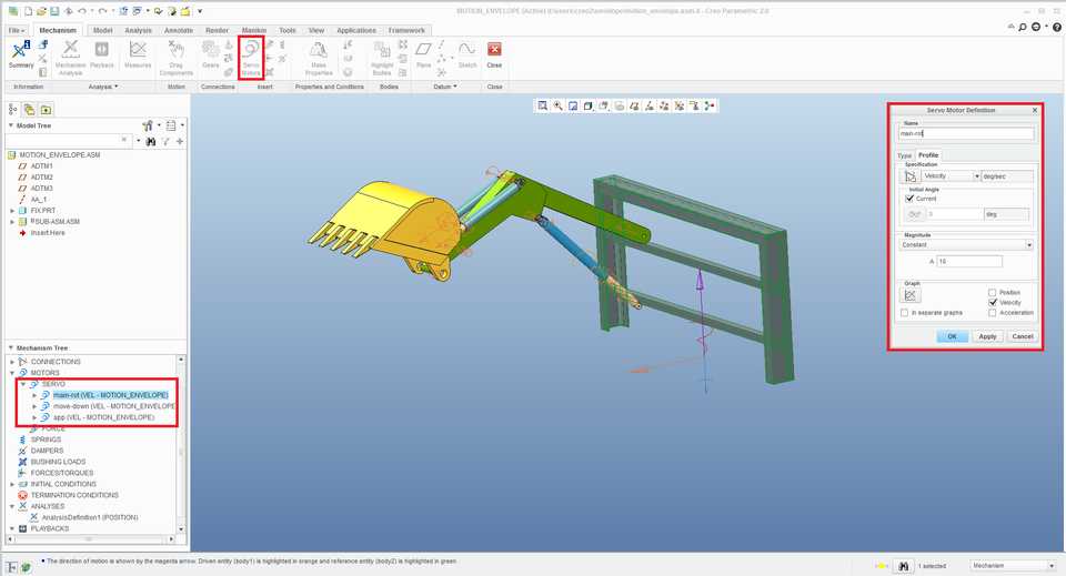 model slot cad t PTC model How create with to motion Tutorial: envelope model slot cad t PTC model How create with to motion Tutorial: envelope