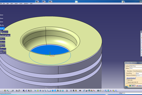 How to convert enclosed surface to solid in CATIA? - GrabCAD
