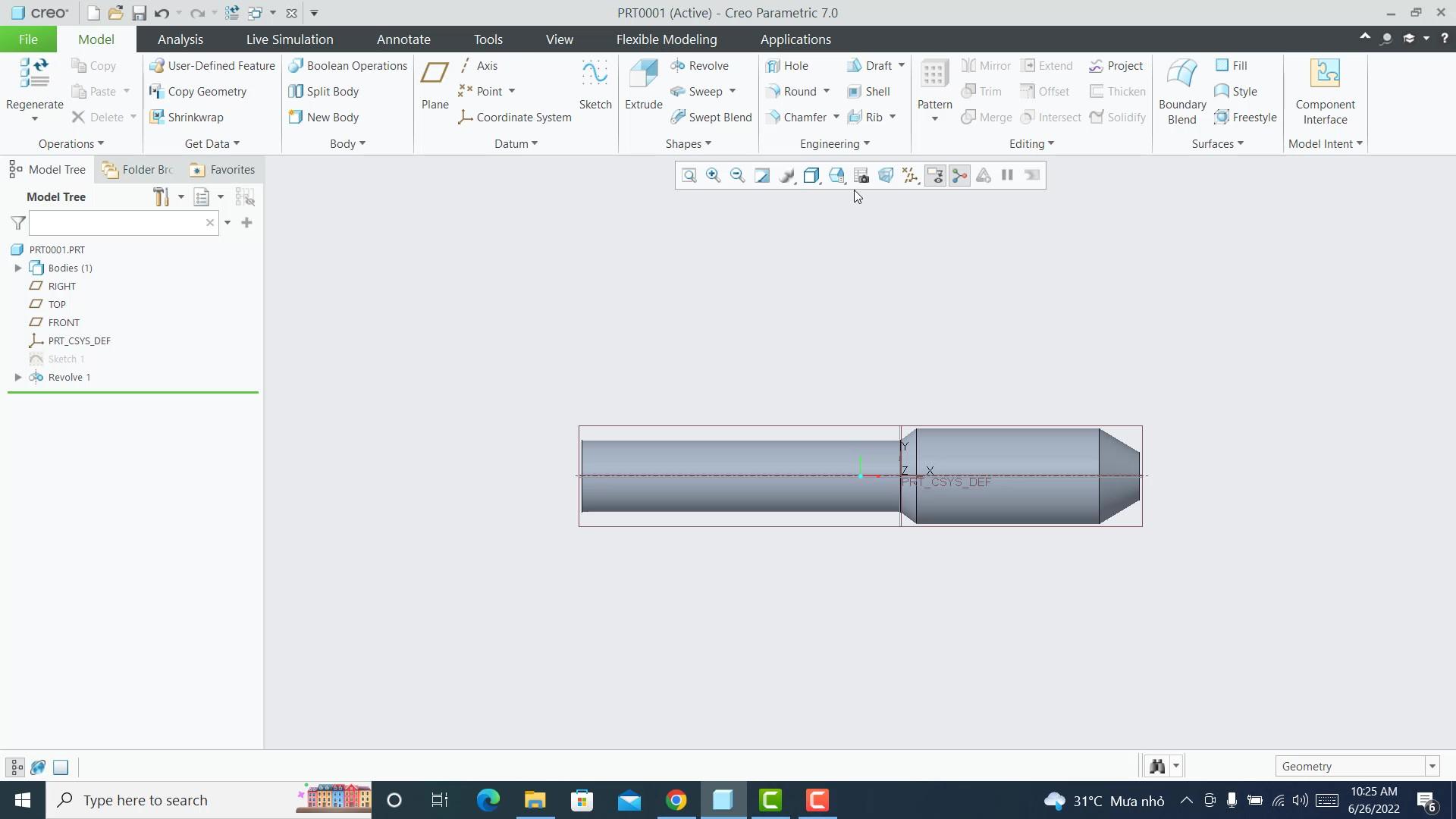 Creo Parametric: hand tap | GrabCAD Tutorials