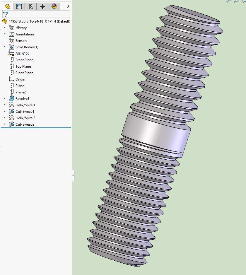Thread Runout in SolidWorks GrabCAD Questions