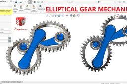 Elliptical gear mechanism design and assembly in SolidWorks | GrabCAD