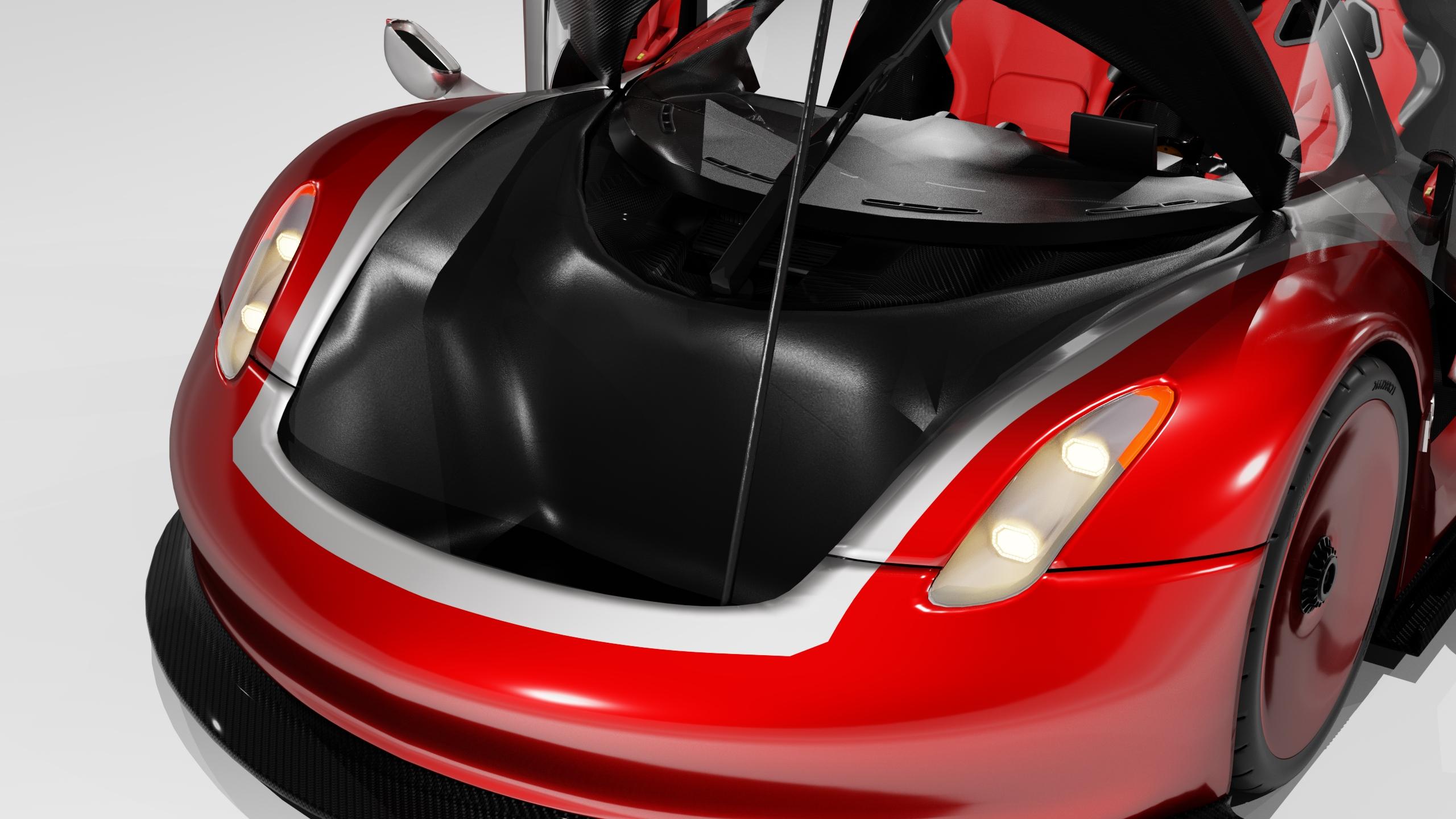 Front trunk Electric car Dubina Evo GrabCAD Groups