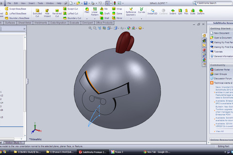 Tutorial: How to create an Angry Bird in Solidworks? - GrabCAD