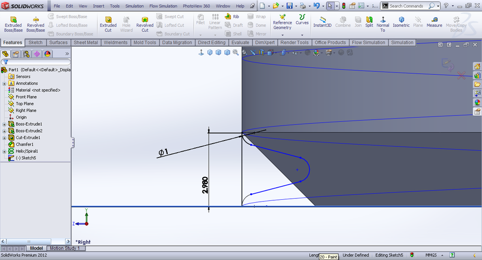 Tutorial - Modeling Unified screw threads on bolt in SolidWorks? - GrabCAD