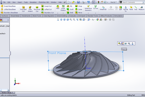 Tutorial - Modeling Turbine rotor in SolidWorks? - GrabCAD