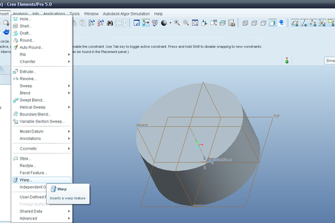 Tutorial - Transform feature in Creo Elements aka Pro/E? - GrabCAD