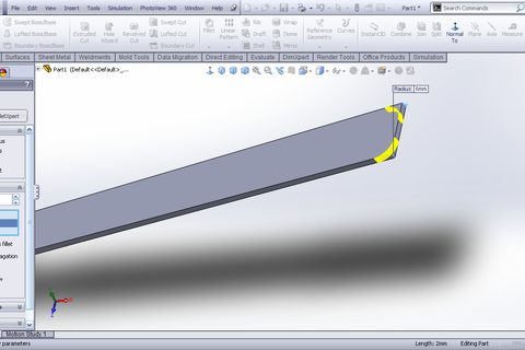 Tutorial Modeling Fork In Solidworks Grabcad