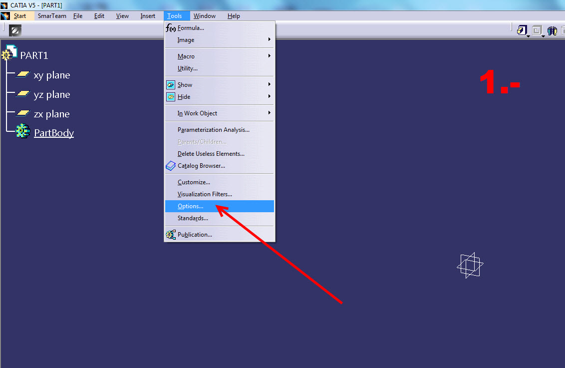 how to change the units without changing values in catia v5 GrabCAD