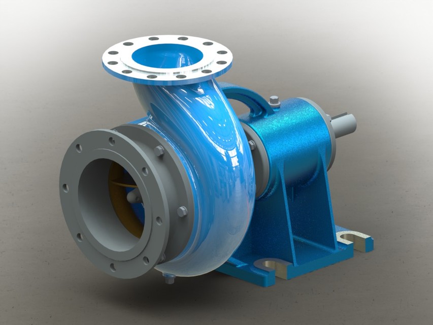 Centrifugal Water Pump 3D CAD Model Library GrabCAD