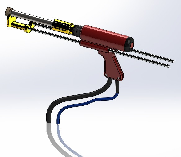 Shear stud Arc welding Gun 3D CAD Model Library GrabCAD