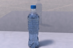 Bottle with waterdrops