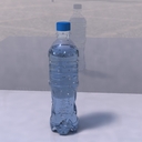 Bottle with waterdrops