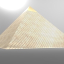 Pyramid, a relief model