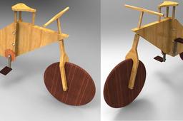 Wooden bike