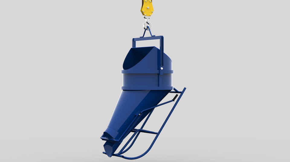 CONCRETE BUCKETS 3D CAD Model Library GrabCAD