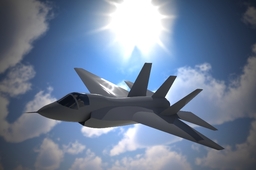 F-35 with turbine, inlet scoop, EPU, and APU