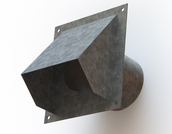 Exhaust Vent (with and without screen)