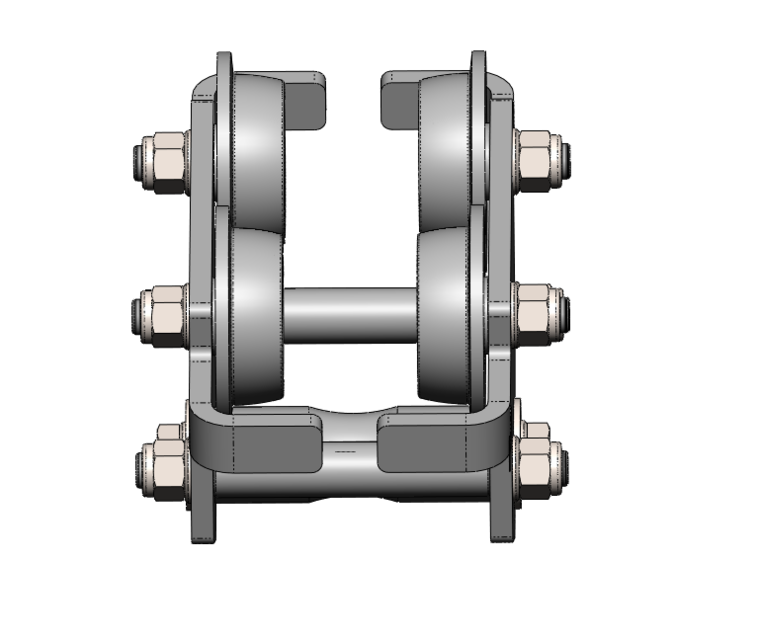 Beam trolley / Träger Laufkatze 3D CAD Model Library GrabCAD