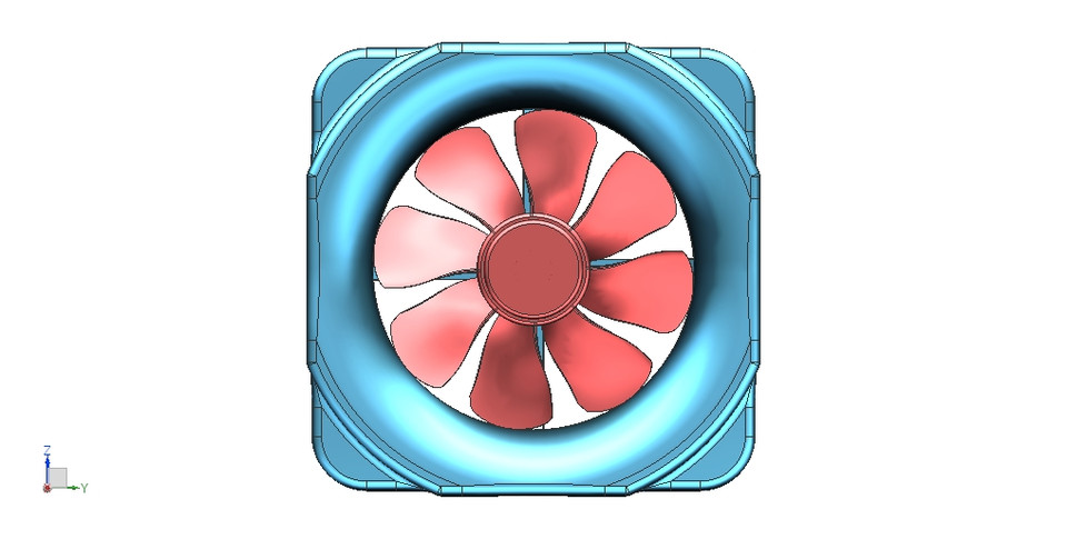 Exhaust Fan | 3D CAD Model Library | GrabCAD
