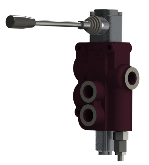 Гидравлический распределитель Р80 | 3D CAD Model Library | GrabCAD