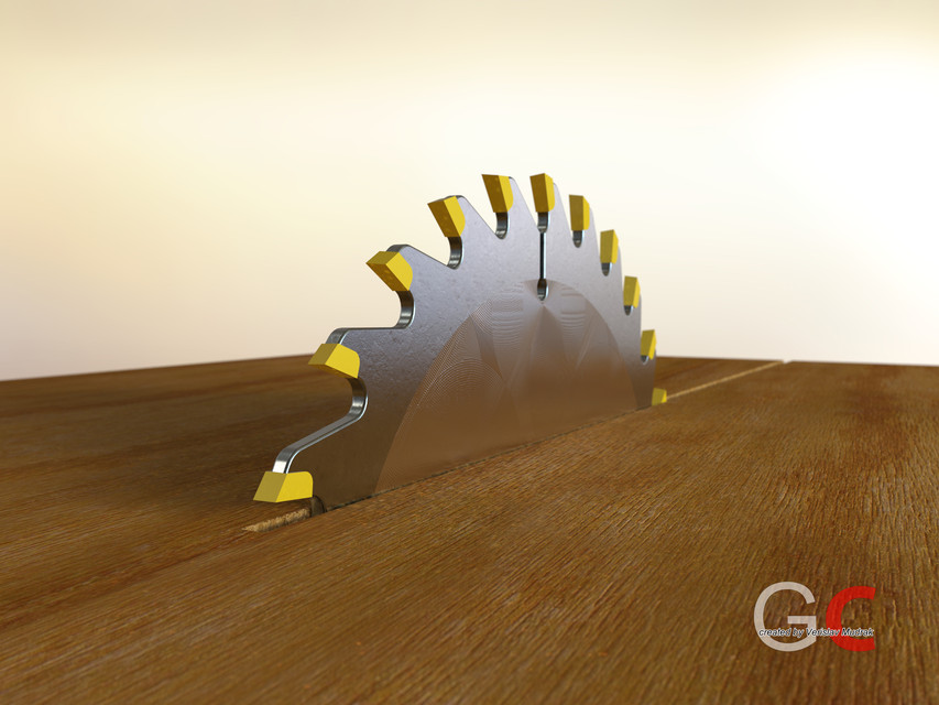 Circular saw blade 3D CAD Model Library GrabCAD