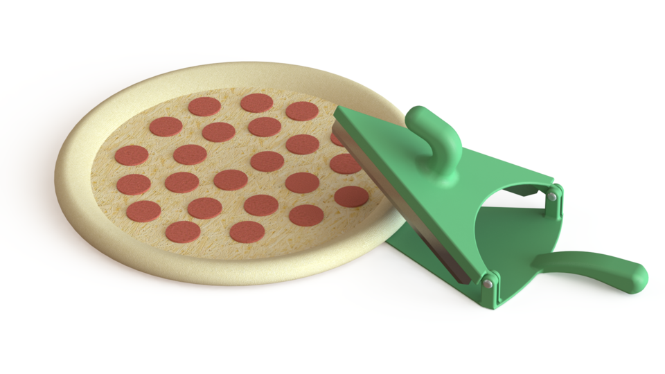 Pizza Slicer 3D CAD Model Library GrabCAD