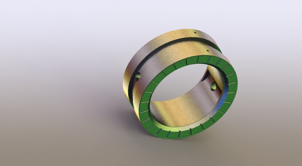 Thrust bearing 3D CAD Model Library GrabCAD