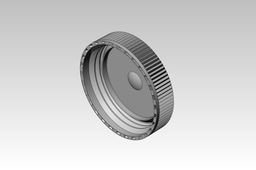 MOLDED THREADED CAP FOR PLASTIC BAG SPOUT