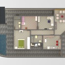 Furnished 3D House