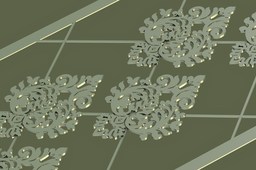 Metal wall decoration
