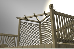 Garden decking area