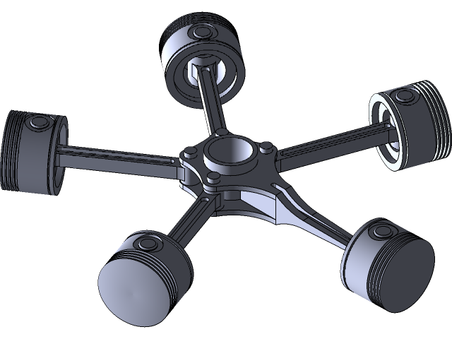 Radial Engine Assembly