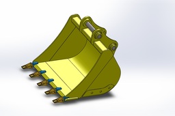 BUCKET FOR LONG REACH (0,4 M3) WITH CAT SYSTEM (J200) TEETH