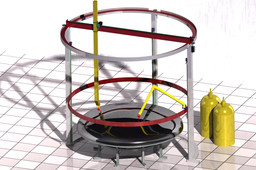 NASA Challenge 3D printing proces animation/ Orion 3D printer/ Radial pinting.
