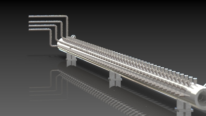 Header outlet