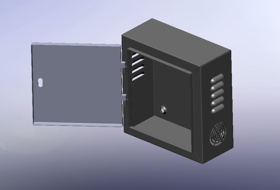 Enclosure 3D CAD Model Library GrabCAD