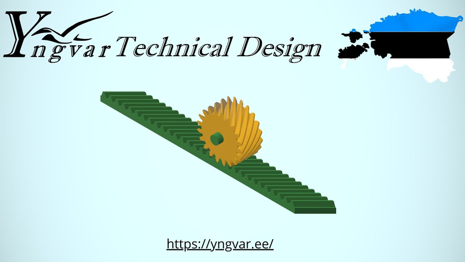 Single Rack Gear Rotation 3d Model Free CAD Designs, Files & 3D Models | The GrabCAD Community Library
