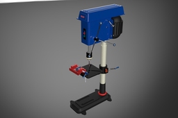 Upright drilling machine