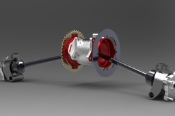 Polaris Outlaw IRS 525 Rear Drive Assembly 