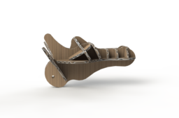 corrugated cardboard - Girafe