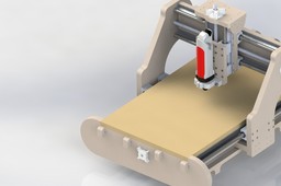 Mini plywood hobby cnc router